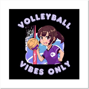 Volleyball vibes only Posters and Art